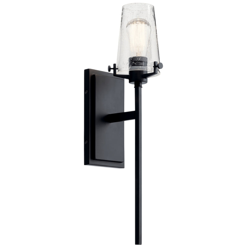 Alton Wall Sconce Black