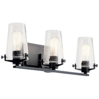Alton Vanity Light Black 3 Light