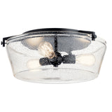 Alton Flush Semi Flush Mount Black