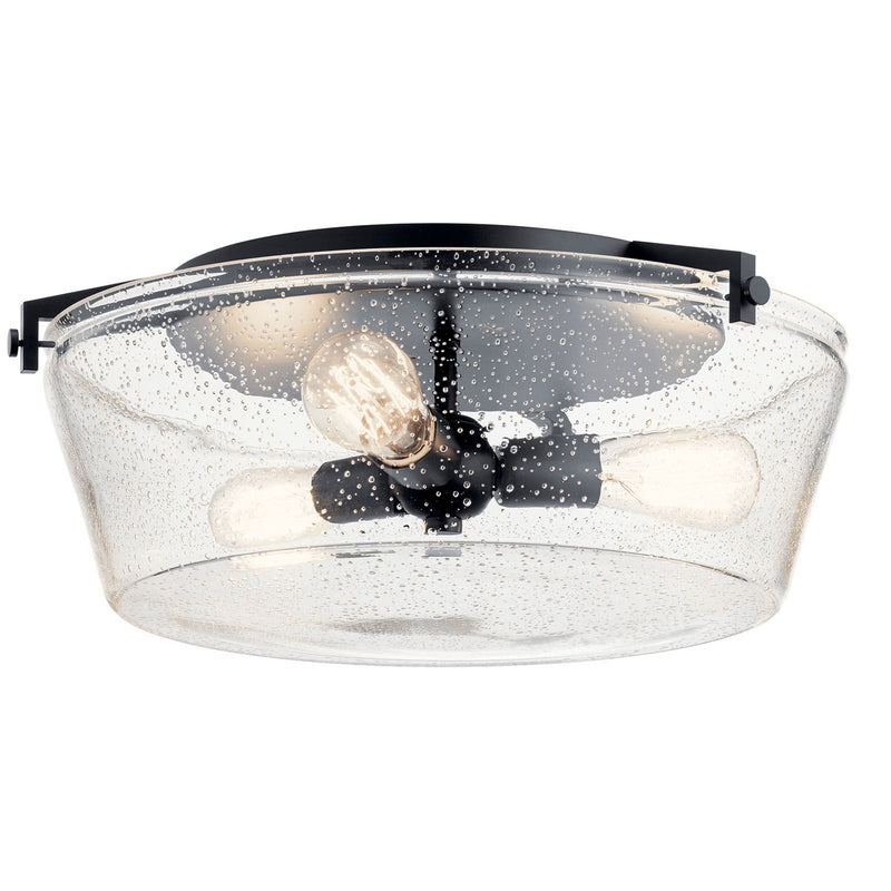 Alton Ceiling Flush Light Black