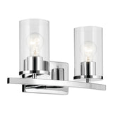 Crosby Vanity Light Chrome 2 Light