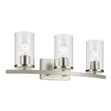 Crosby Vanity Light Brushed Nickel 3 Light