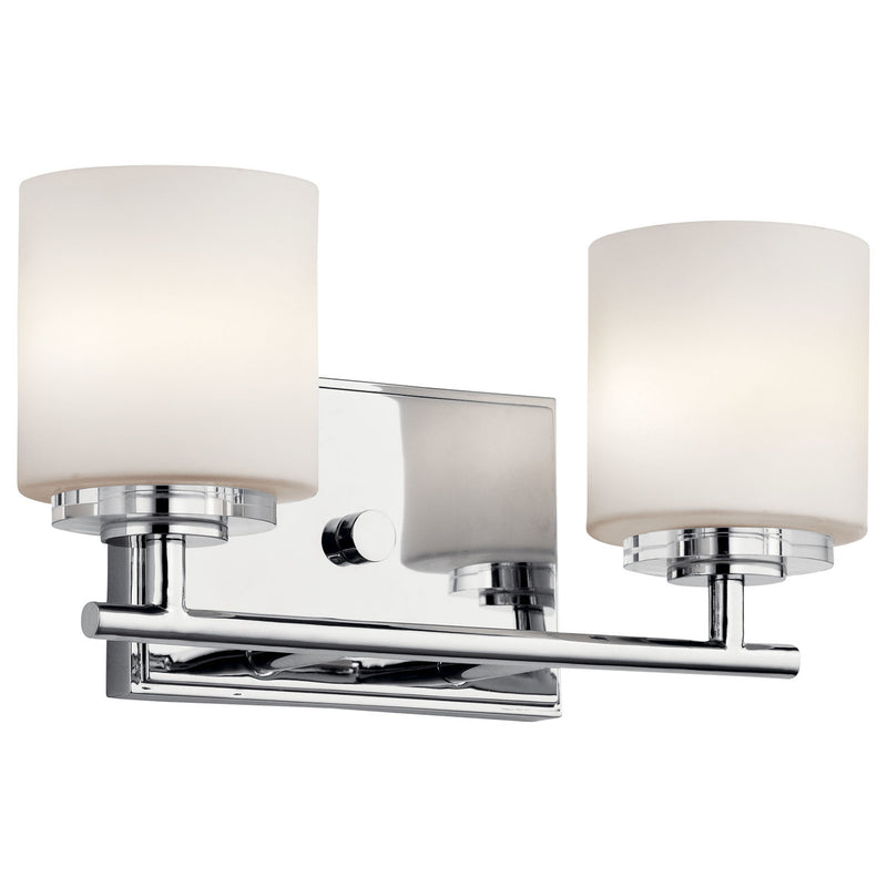 O Hara Vanity Light Chrome 2 Light