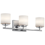 O Hara Vanity Light Chrome 3 Light