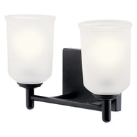 Shailene Vanity Light Black 2 Light