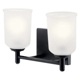 Shailene Vanity Light Black 2 Light