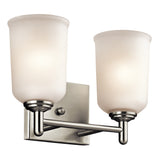 Shailene Vanity Light Brushed Nickel 2 Light