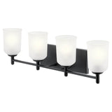 Shailene Vanity Light Black 4 Light