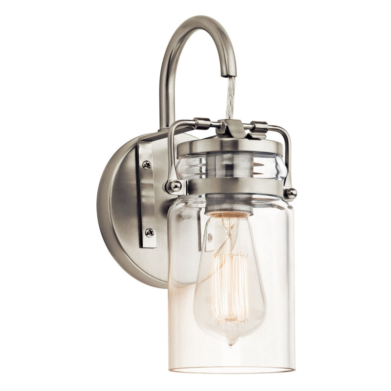 Brinley Wall Sconce Brushed Nickel
