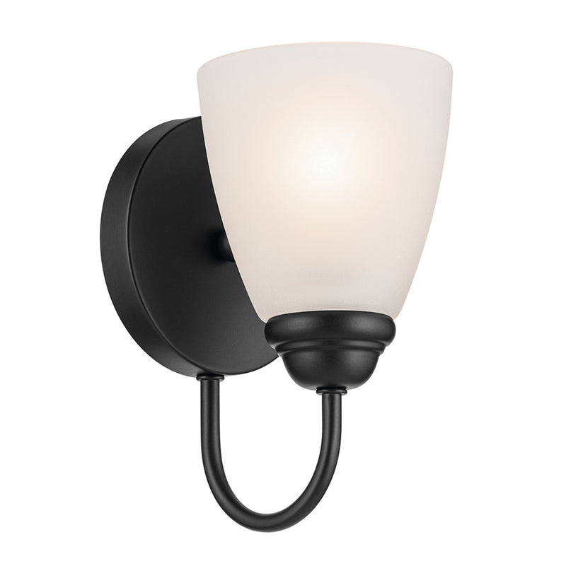 Jolie Wall Bell Sconce Black