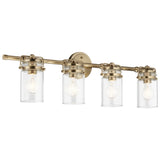 Brinley Vanity Light Champagne Bronze 4 Light