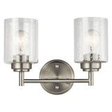 Winslow Vanity Light Brushed Nickel 2 Light