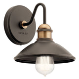 Clyde Wall Dome Sconce Olde Bronze 7.25 Inch