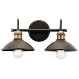 Clyde Vanity Dome Light Olde Bronze 2 Light