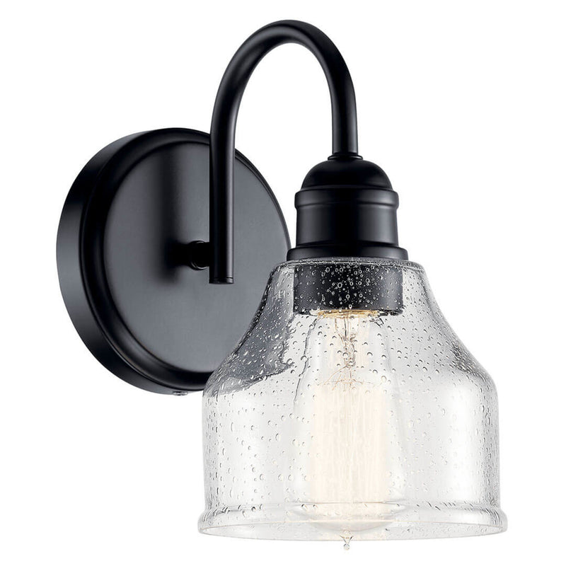Avery Wall Sconce Black 9.5 Inch