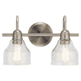 Avery Vanity Light Brushed Nickel 2 Light