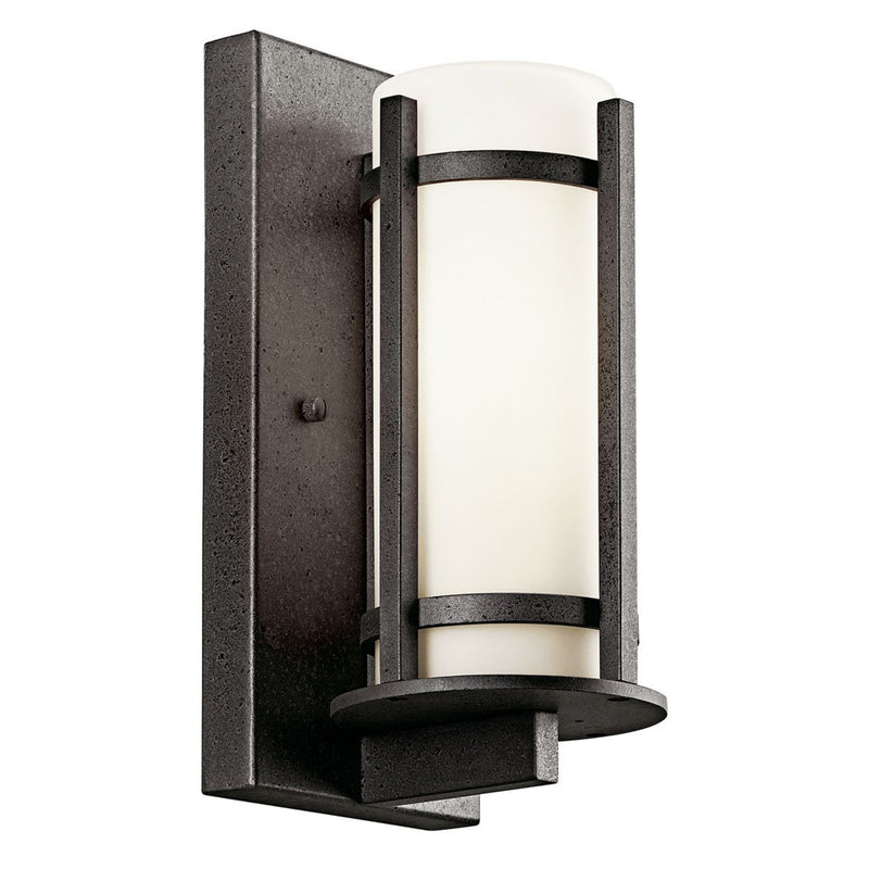 Camden Outdoor Wall Light Anvil Iron 5 Inch