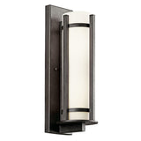 Camden Outdoor Wall Light Anvil Iron 9 Inch