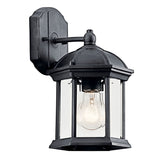 Barrie Outdoor Wall Light Black 10.25 Inch