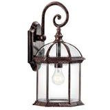 Barrie Outdoor Wall Light Tannery Bronze 18.75 Inch
