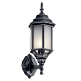 Chesapeake Outdoor Wall Light Black (Motion Sensor) 17 Inch