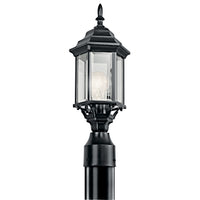 Chesapeake Outdoor Post Lantern Light Black