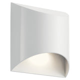 Wesley Outdoor Wall Cylinder Light White 7.5 Inch
