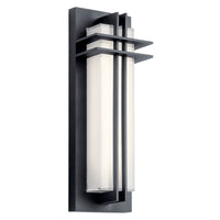 Manhattan Outdoor Wall Light Textured Black 5.25 Inch