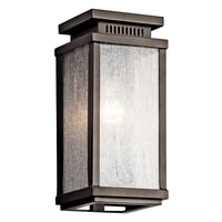 Manningham Outdoor Wall Light Olde Bronze 5 Inch