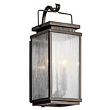 Manningham Outdoor Wall Light Olde Bronze 7.5 Inch