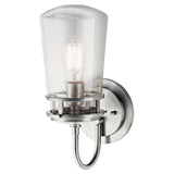 Lyndon Outdoor Wall Light Brushed Aluminum 6 Inch