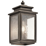 Wiscombe Park Outdoor Wall Light Olde Bronze 6 Inch
