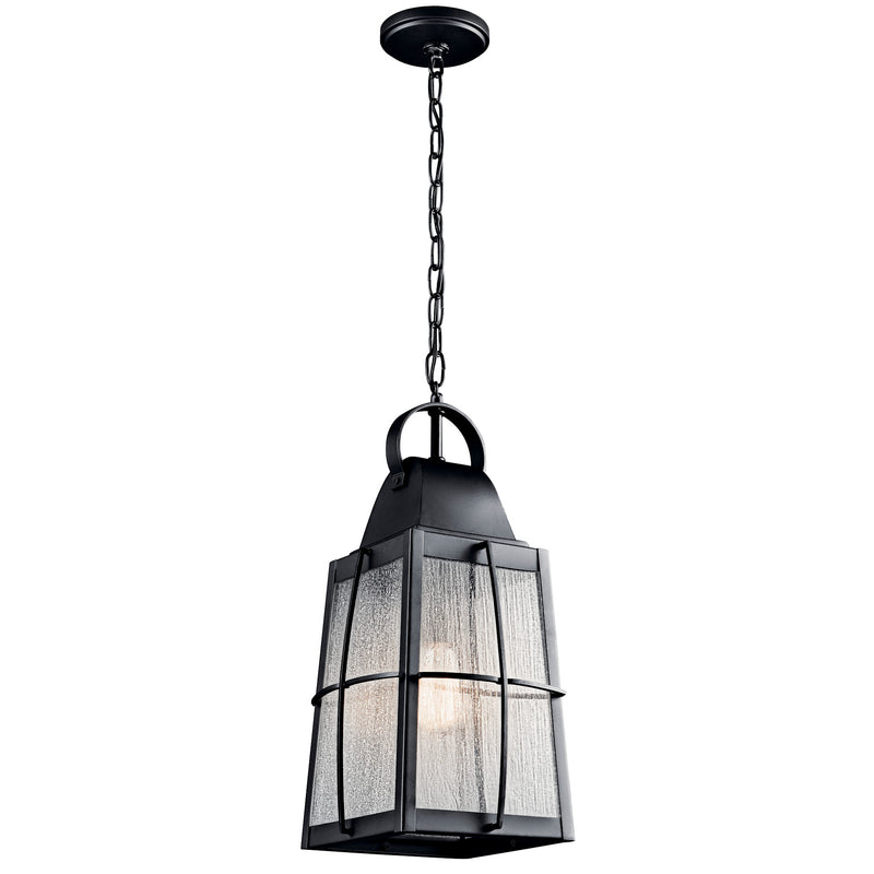 Tolerand Outdoor Hanging Light Textured Black
