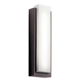 Dahlia Outdoor Wall Light Architectural Bronze 25.25 Inch