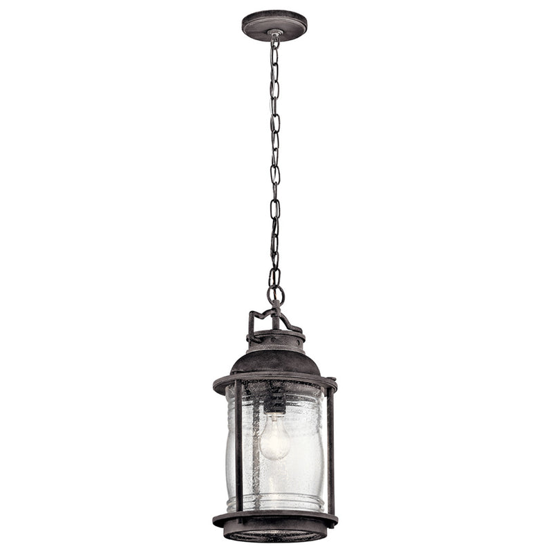 Ashland Bay Outdoor Hanging Light Weathered Zinc