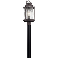 Ashland Bay Outdoor Post Lantern Light Weathered Zinc