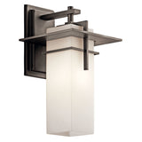 Caterham Outdoor Wall Light Olde Bronze 8 Inch