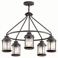 Ashland Bay Chandelier Weathered Zinc