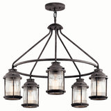 Ashland Bay Chandelier Weathered Zinc