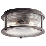 Ashland Bay Outdoor Ceiling Semi Flush Light Weathered Zinc