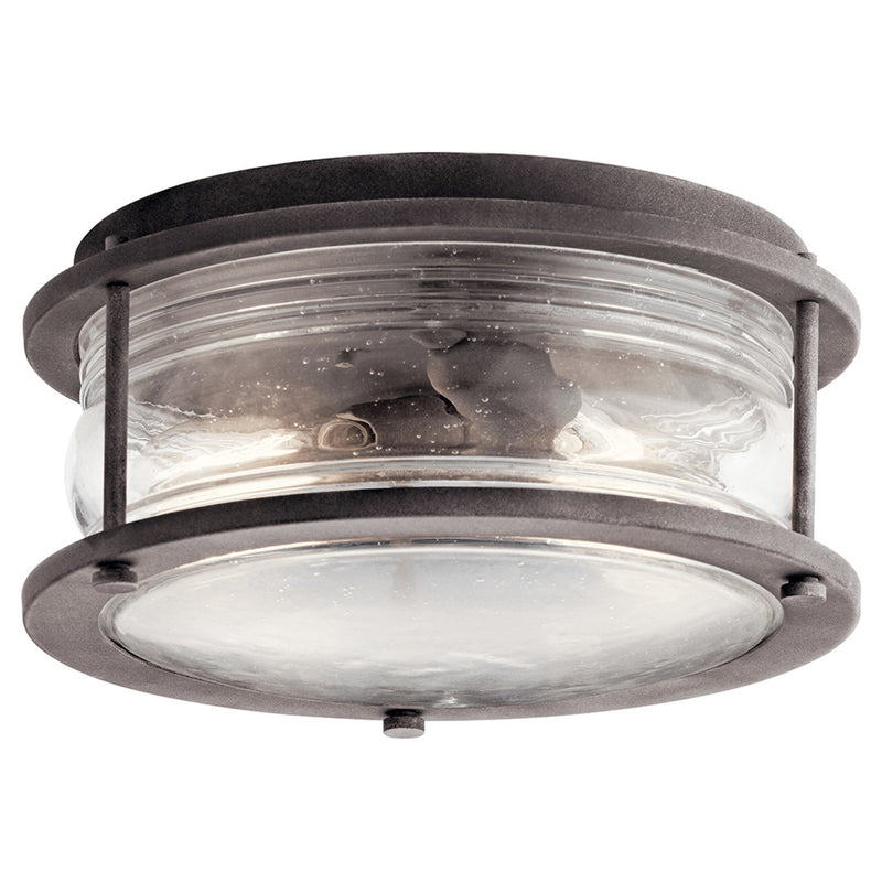 Ashland Bay Outdoor Ceiling Semi Flush Light Weathered Zinc