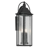 Harbor Row Outdoor Wall Light Textured Black 12.5 Inch