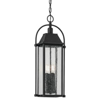 Harbor Row Outdoor Hanging Light Textured Black