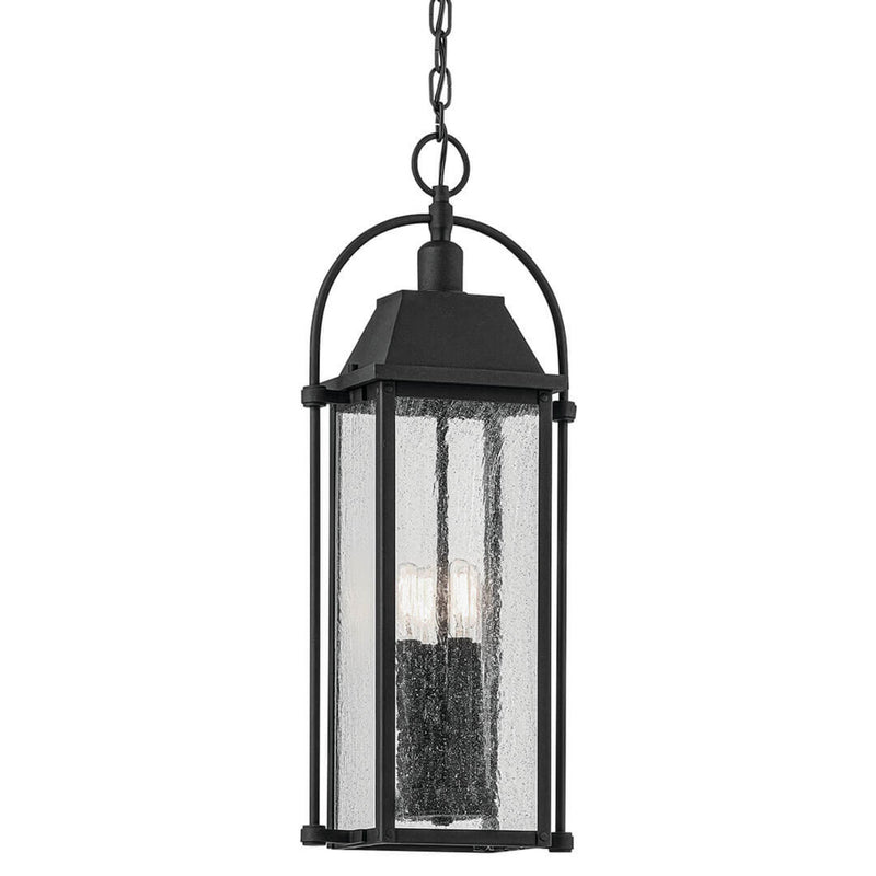 Harbor Row Outdoor Hanging Light Textured Black
