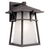 Beckett Outdoor Wall Light Weathered Zinc 9.75 Inch