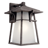 Beckett Outdoor Wall Light Weathered Zinc 12.25 Inch