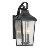 Forestdale Outdoor Wall Light Textured Black 8.5 Inch