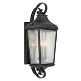 Forestdale Outdoor Wall Light Textured Black 12 Inch