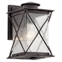 Argyle Outdoor Wall Light Weathered Zinc 6.5 Inch