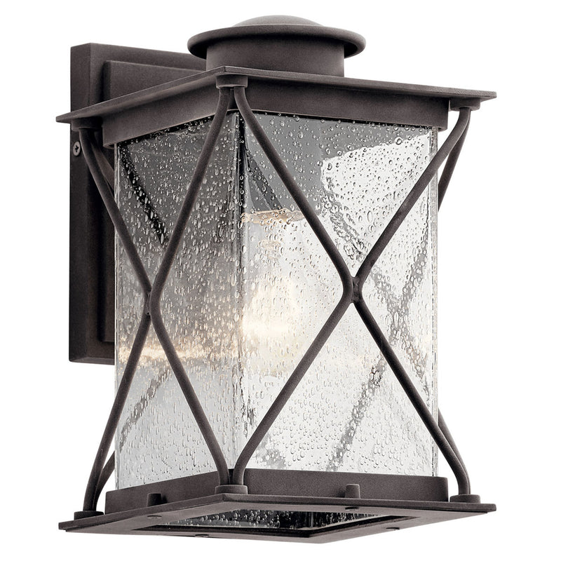 Argyle Outdoor Wall Light Weathered Zinc 6.5 Inch